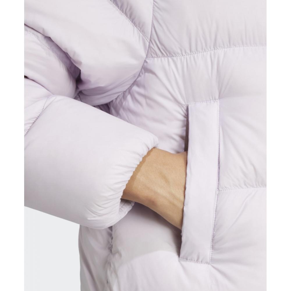Adidas Regen Cropped Down Puffer Jacket   Lavender Iw8369