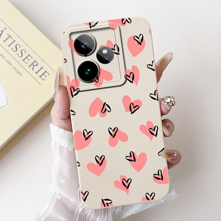 For Realme GT7 Case RealmeGT 7T New Candy Painted Back Cover Shockproof Soft TPU Phone Case For Realme GT 7 Pro GT7 T GT7T Shell