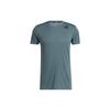 T Shirts Men's Blue Crew Neck Moderate Straight Fit HF4215