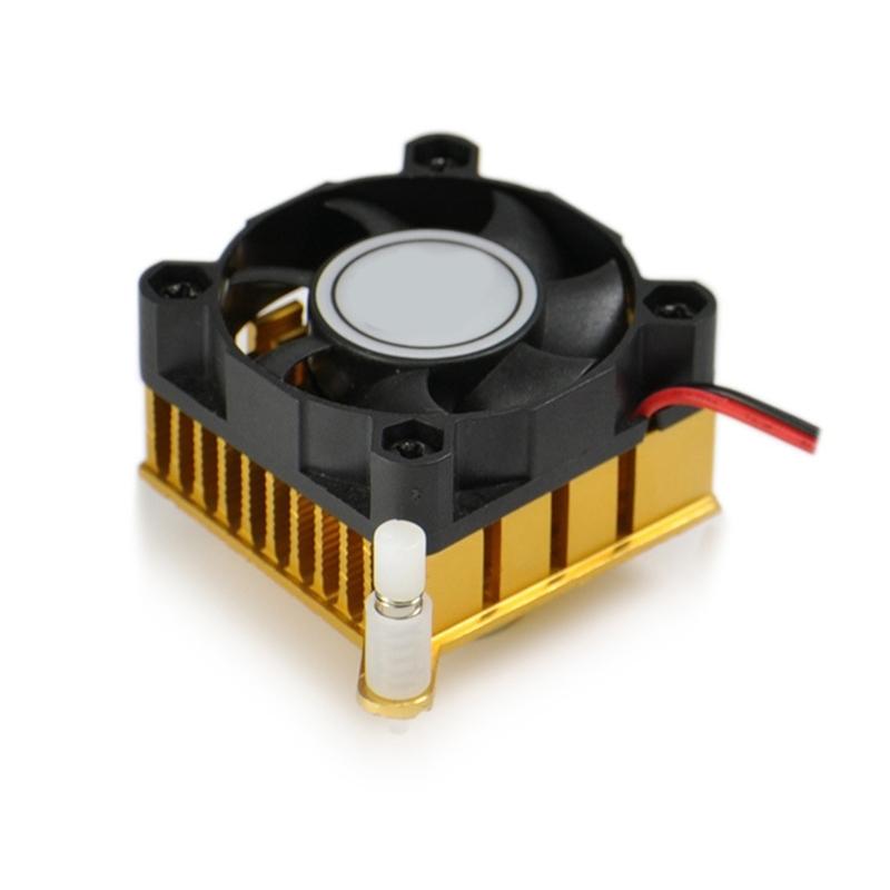 Gold Aluminium Heatsink DC5V 12V 40mm 40x40x10mm Fan for Efficient Northbridge Chipset Cooling Devices