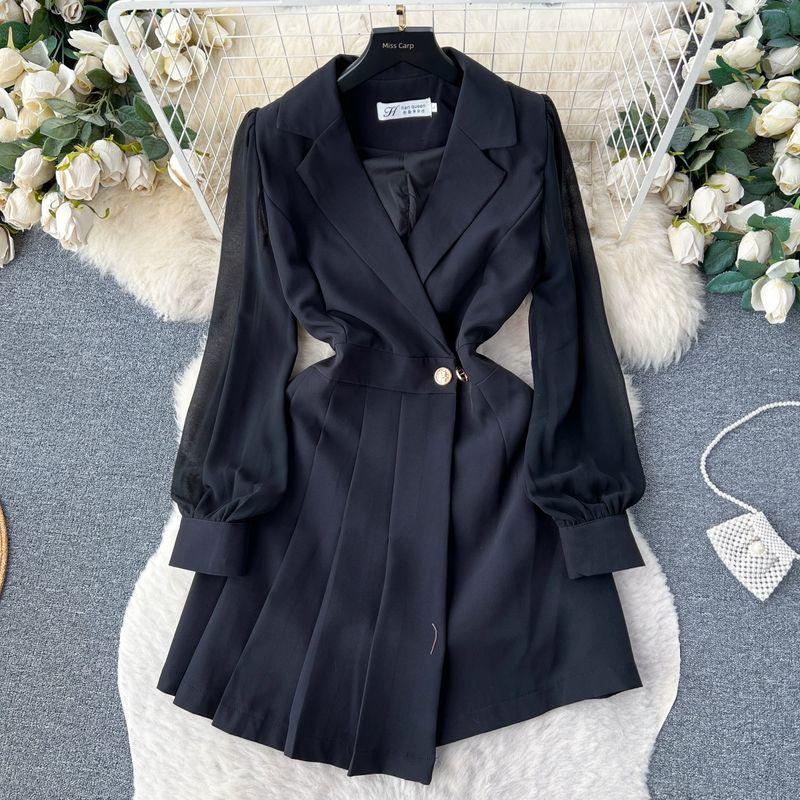 

Accessible Luxury New Arrival Slim Looking Classy Elegance Business Suit and Dress Black XL