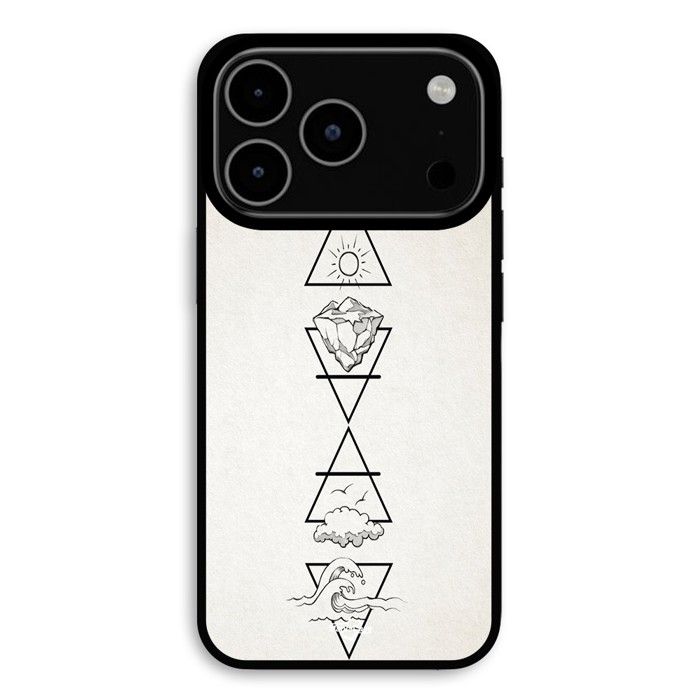 Coque Pour iPhone 17 Pro Les 4 éléments sacrés spirit Maniacase