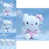 Adorable Cute Kawaii Kt Cat Plush Toy Keychain Soft Doll Bag Accessory 12cm
