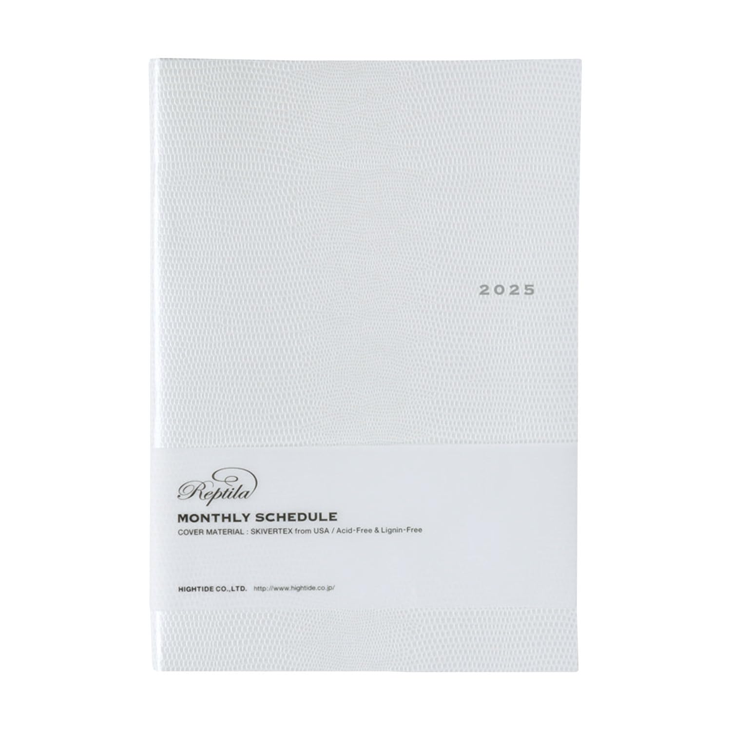 Hightide 2025 October 2024 Reptile White Planner, Start, (A5 Monthly)
