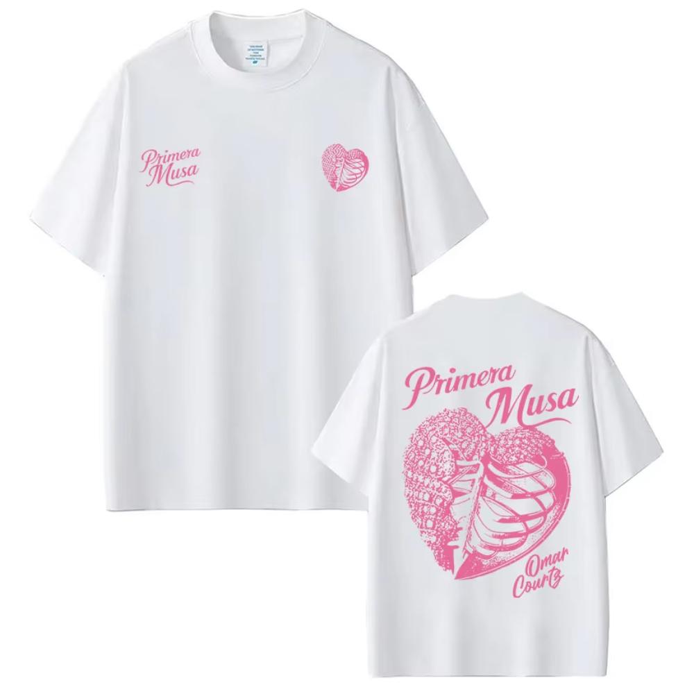 Omar Courtz Primera Musa Album Tour Merch T Shirt Men's Women Hip Hop Fashion T-shirts Casual Cotton Loose Short Sleeve T-shirts