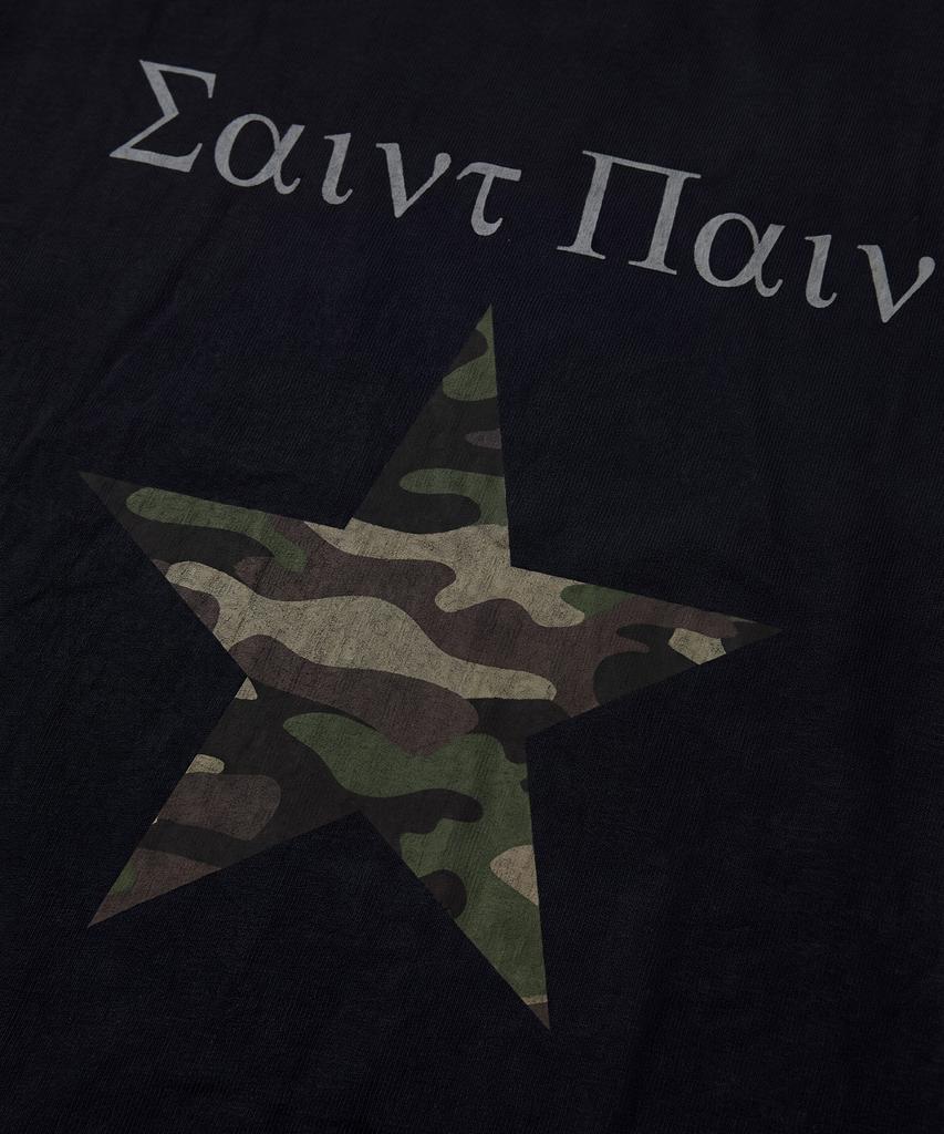 SAINTPAIN Sp Star Heavyweight Crop Short Sleeve Tee Black