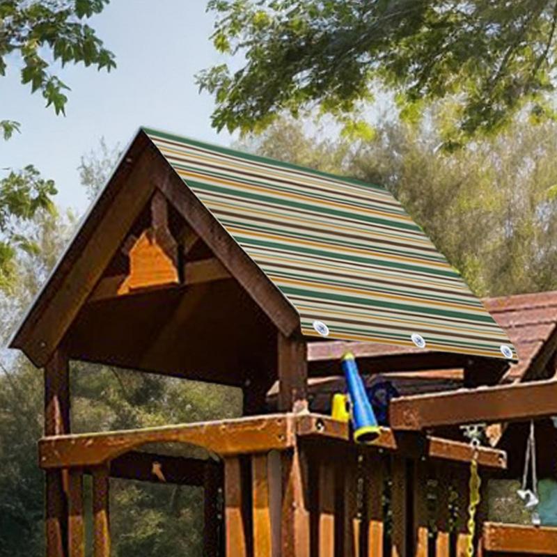 Playset Canopy Replacement Sturdy Swing Set Tarp Replacement UV-Protection Fade-Resistant Lightweight Pergola Accessories For