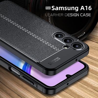 For Samsung A16 Case Cover Samsung Galaxy A16 A 16 Capas New Shockproof Phone Back Bumper Soft TPU Leather Fundas Samsung A16