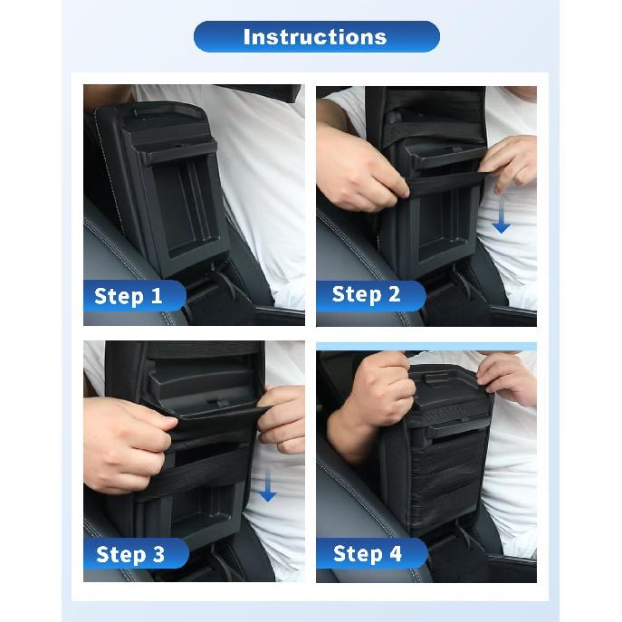 CDEFG Compatible With 2024 2025 2026 Hyundai Santa Fe Center Console Cover For 2025 Hyundai Santa Fe MX5 Accessories Armrest Cover 2025 Santa Fe