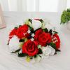 15 Heads Real Happy Flower 10 Colors Mini Valentine's Day Flowers Photography Photo Gift Rose Flowers Decorative Home Decorative