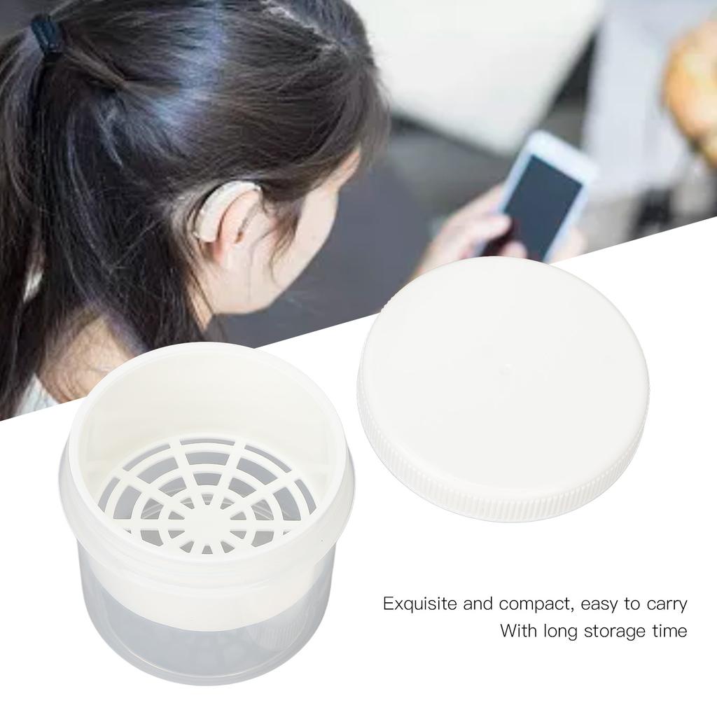 Uscător portabil pentru aparat auditiv, ușor, rezistent la umiditate, cutie protectoare de dezumidificare