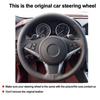 Hand Sewing Steering Wheel Cover For BMW E60 530d 545i 550i E61Touring E63 E64