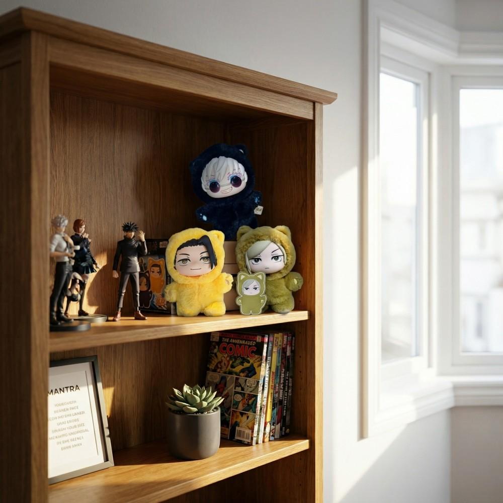 Cute Plush Doll Jujutsu Kaisen Battle V2 Cat Paradise Party Anime Peripheral Soft Stuffed Collection Home Decor Toy Gift Kids