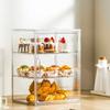 Dustproof Acrylic Display Case Store Dessert Cake Food Pastry Bread Show Rack Blind Box Storage Box Jewelry Sorting Box