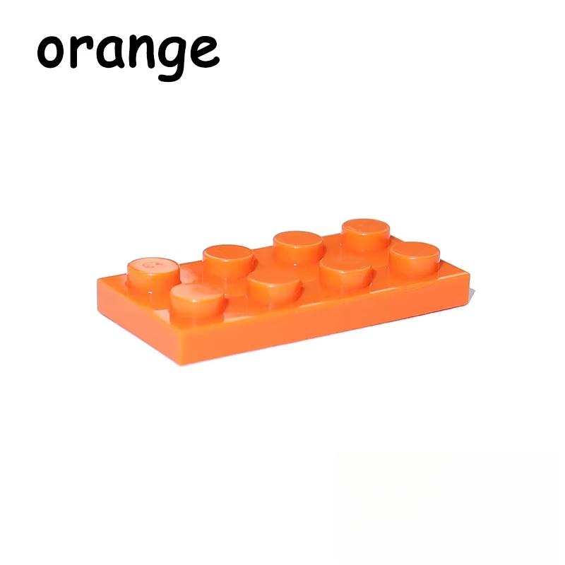 50/100PCS 2x4 Dot 2*4 Plate 3020 MOC Assemble Particles DO IT YOURSELF Construction Bricks Figures Blocks Learning Creativity Toy ideal for Kid