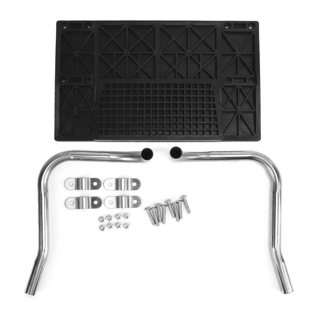 Boat Motor Mount Professional Metal Sturdy Inflatable Fishing Kayak Motor Stand Set with Screws for Kayak Rubber Boat