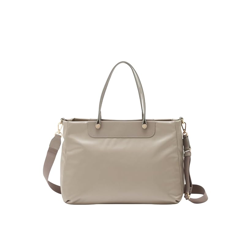

[Rashit] Compatible with A4 size] Three-layer 2way tote bag M RUZ1051121A0023 Free light gray