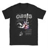 T-shirt Homme O-Oasis Groupe Rock Années 90 Albums Musique Britannique Vêtements en Coton Décontracté Manches Courtes Col Rond Idée Cadeau T-shirts