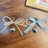 Pearl Bow Heart Pendant Keychain & Phone Charm Gift