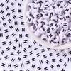 100/Bag Diy Black And White English Acrylic Letter Beads Handmade Bracelets Necklaces Beaded Accessories
