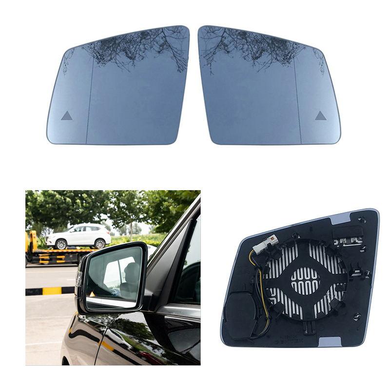 Weitwinkel-Ersatz, beheizter Toter-Winkel-Warnflügel, Rückspiegelglas für Mercedes-Benz GL ML GLE-Klasse W164 W166
