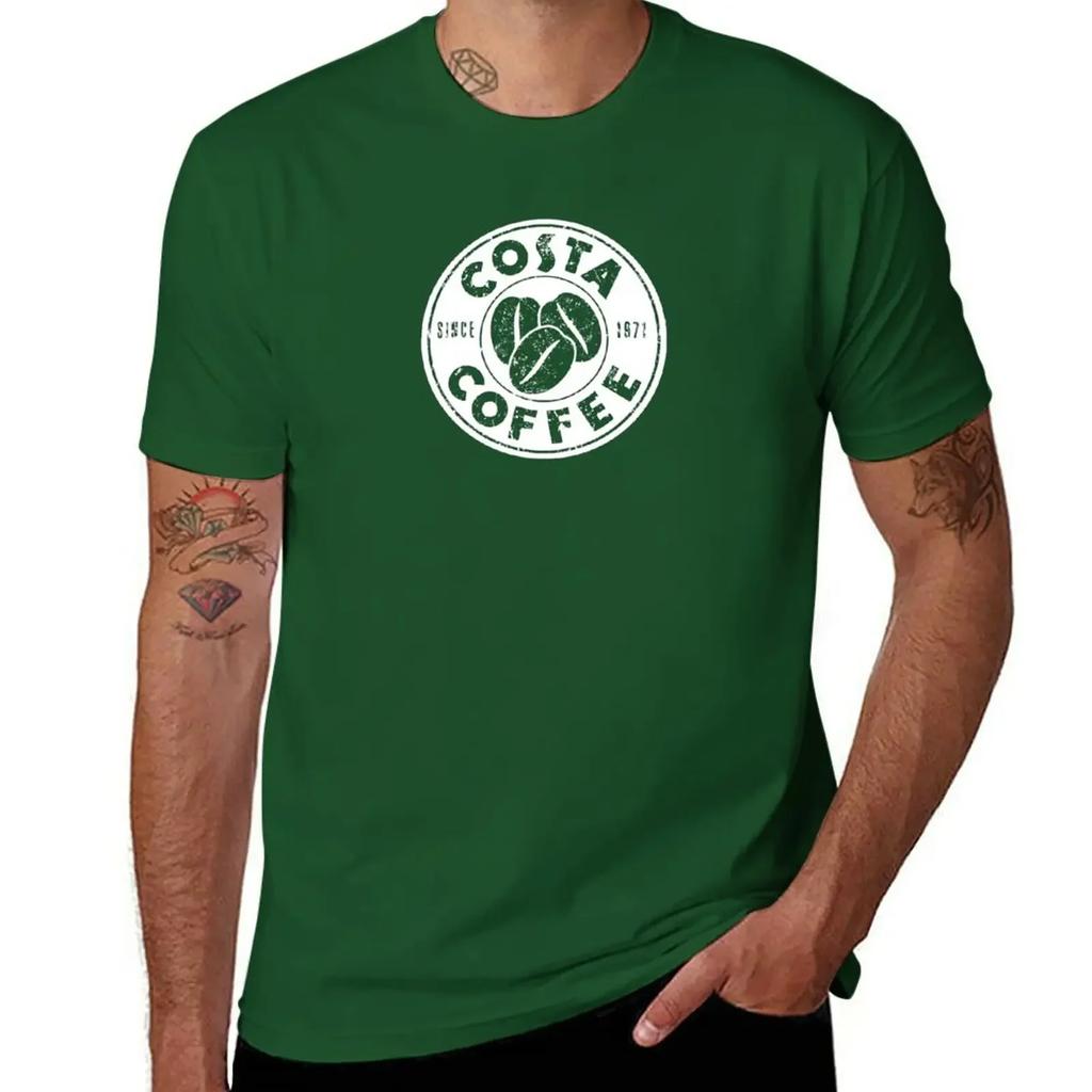 Costa UK Coffee Chain Logo design T-Shirt cute tops summer clothes t shirt for