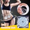 2Pcs Sport Body Liposuction Belly Arm Leg Fat Burning Slimming Massage Stickers
