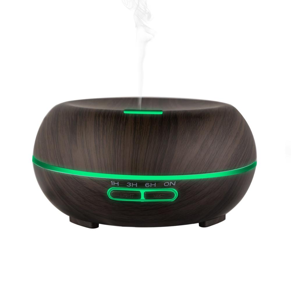 

200 мл диффузор эфирного масла ультразвуковой увлажнитель воздуха древесное зерно 14 Вт электрический диффузор ароматерапевтический туман для домашнего офиса UK