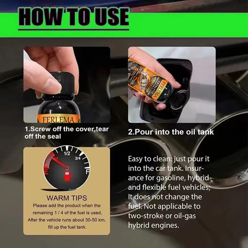Catalytic Converter Cleaner Engine Boost Up Carbon Removal Reduce Fuels Consumption Engine Accelerators Diesel Cleaner Engine