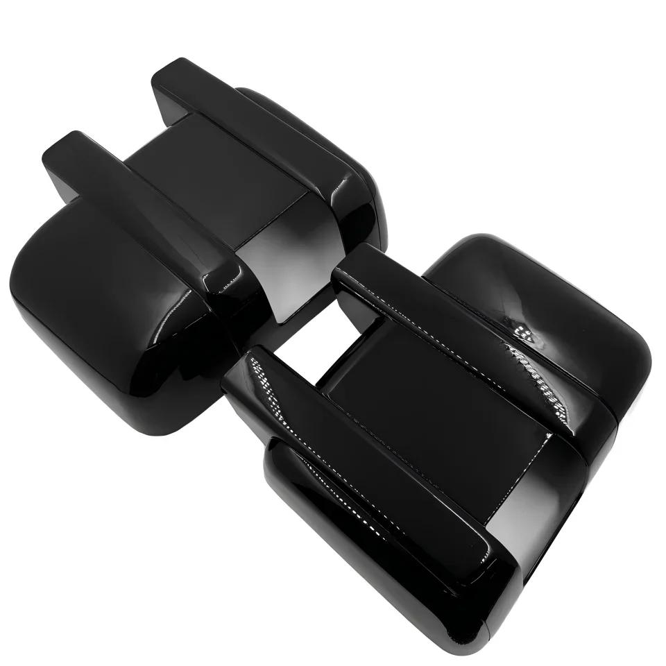 

Для Ford F250 F350 F450 F550 Super Duty 2008-2016 ABS Накладка на боковое зеркало заднего вида Колпачок крыла Накладка на дверь Светоотражающая наклейка чёрный