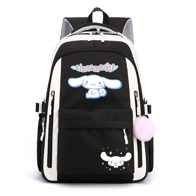 Cartoon Puppy Printed College Style Backpack Student Casual Schoolbag Large Capacity Student Schoolbag