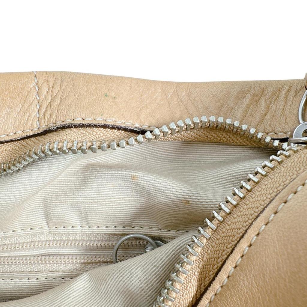 COACH Plain Long shoulder Shoulder Bag leather Brown Women 3594 Used