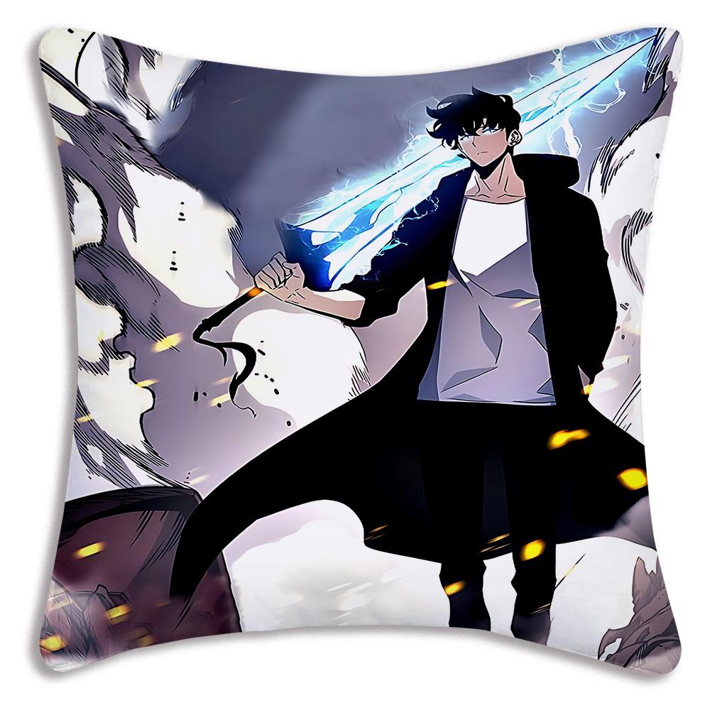 Cartoon Cool Solo For Levelings Pillow Covers Cartoon Sofa Decorative Home Double-sided Printing Short Plush Cute Cushion Cover