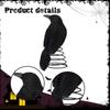 Crow Tree Topper Christmas Treetop with Spring Base Party Supplies Halloween Ornament for