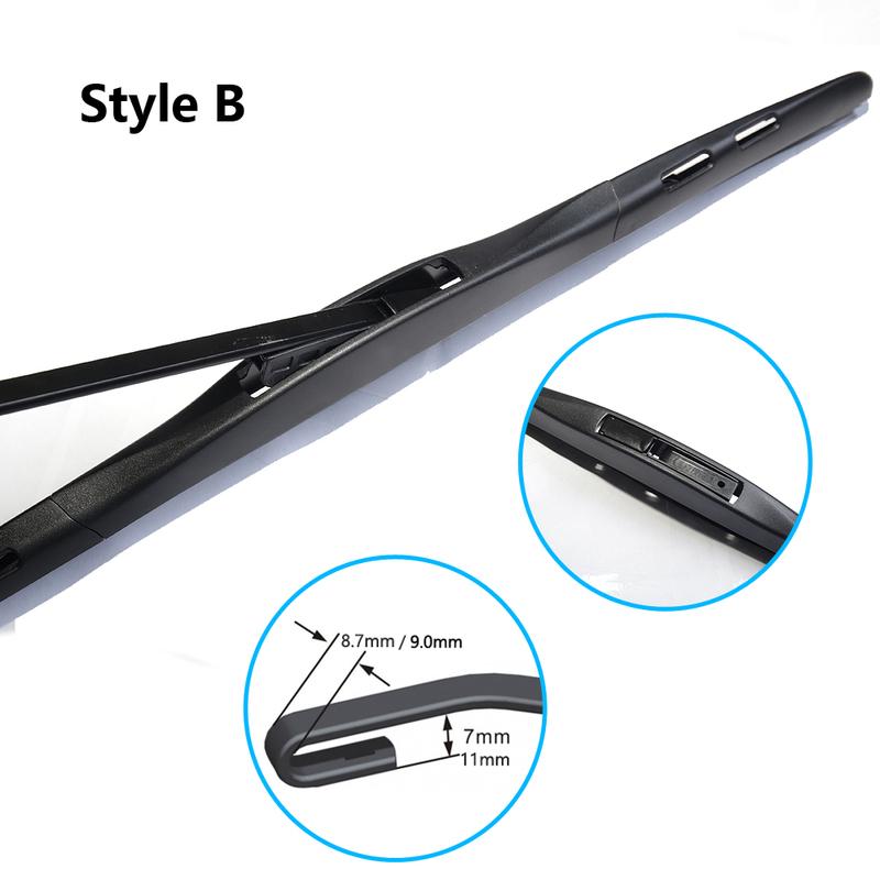 Car Wiper Blades for Hyundai Creta Ix25 2017 2015 2016 2014~ Front Windshield Frameless Snow Scraping Rubber Accessories