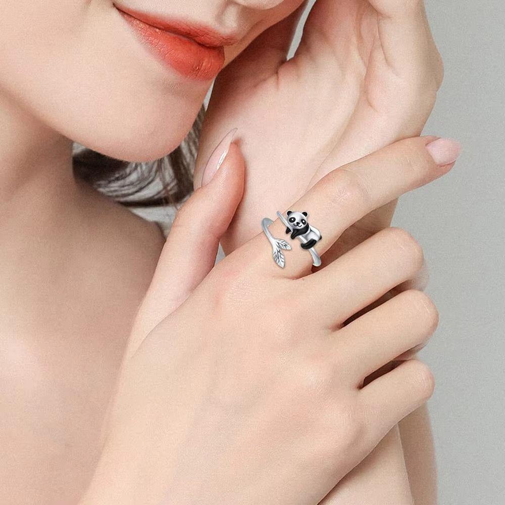 Trendy Style Animal Open Ring Simple Design Open Ring Cute Animal Finger Jewelry Fashion Accessory