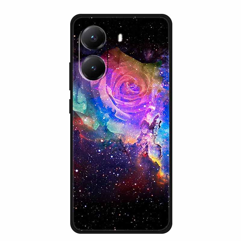 For Poco X7 Pro 5G TPU Silicone Cover Bumper For Xiaomi Poco X7 Pro 2412DPC0AG Shield Funda Moon Space Phone Back Case Coque