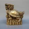 Brass Mother And Child Money Dragon Head Turtle Home Living Room Shop Desktop Decoration Ornament