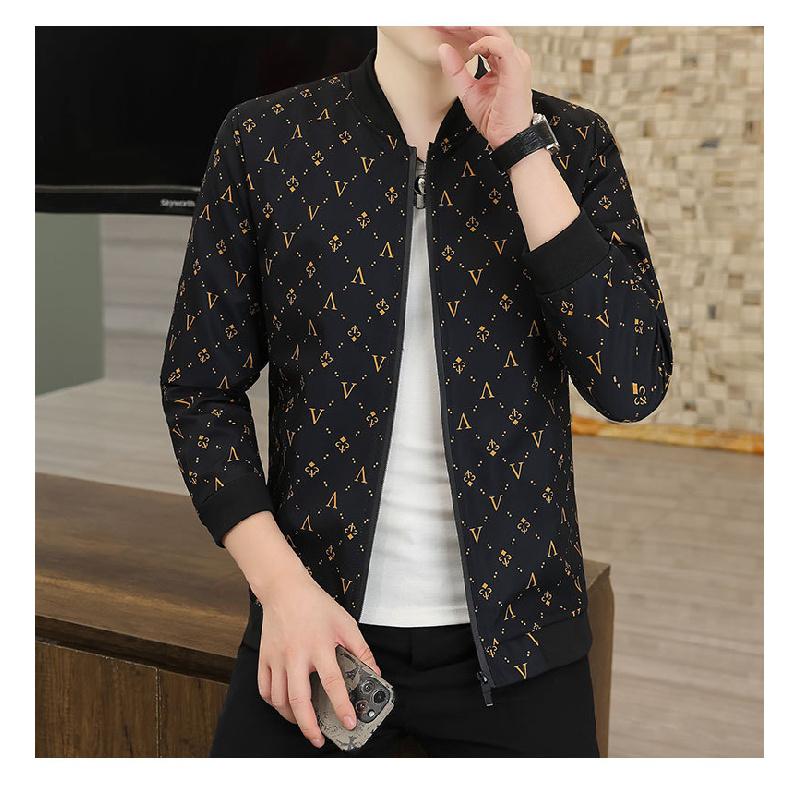 Men's Jacket Spring/Autumn 2026 New Slim Fit Short Casual Versatile Jacket