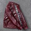 Pure-headed Horse Leather Genuine Leather Jacket Men's Stand-up Collar Slim Fit Short