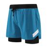 Men's Double-Layer Quick-Dry Running Shorts with Phone Pocket