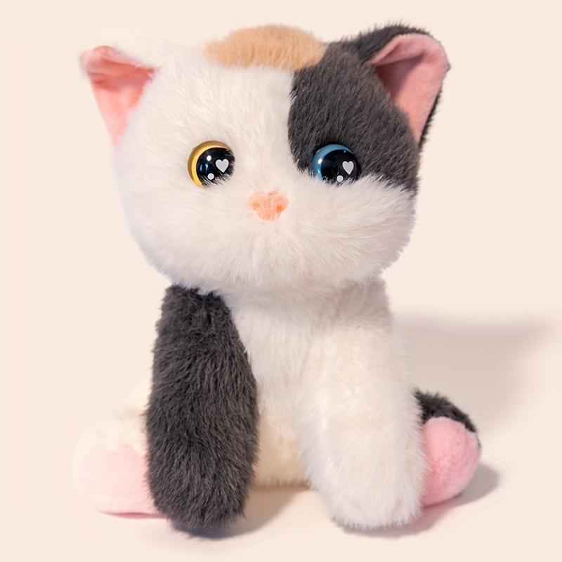 1PC Super Cute Tabby Cat Plush Toy, Soft and Fluffy, Perfect for Holiday Gifts or Home Decorations