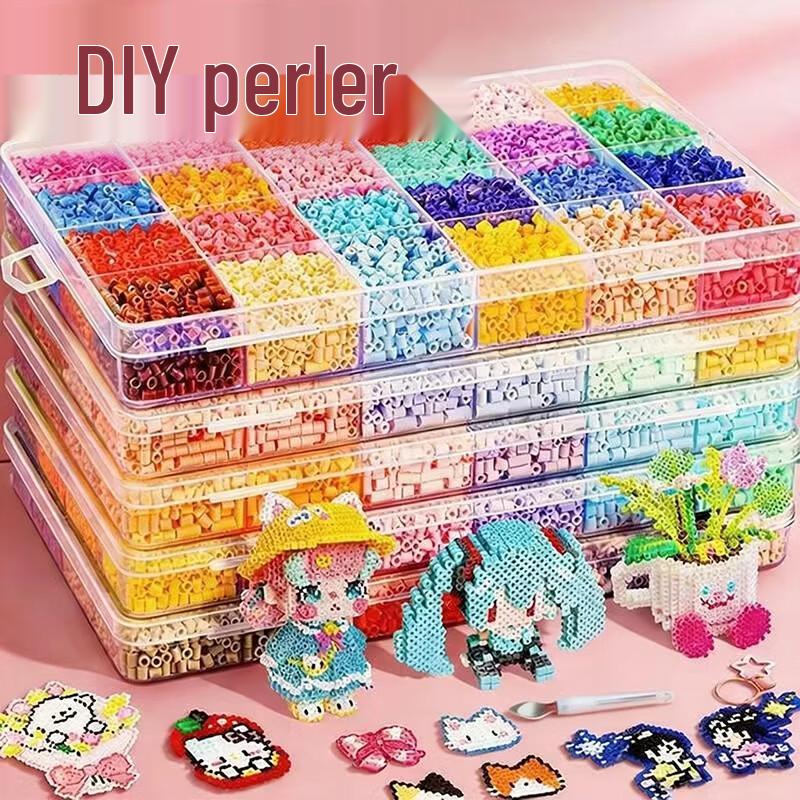 Qinbabei DIY Fusion Bead Craft Kit 72 Colors