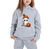 Kids Hoodie with Halloween Print - Long Sleeve Pullover Sweatshirt for Boys and Girls