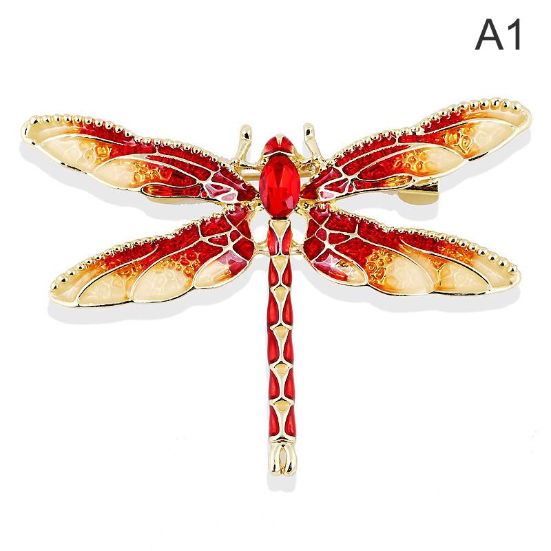 

Цветная масляная брошь-стрекоза, женская брошь с мультяшной булавкой и насекомым