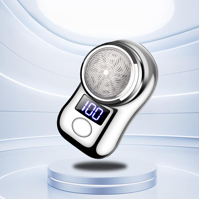 

Мужская электрическая бритва-триммер с автомобильным зарядным устройством, набор для ухода за бородой для путешествий, подарок 1pcs