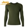 Jeep Men's Outdoor Warm Breathable Long-Sleeve T-Shirt