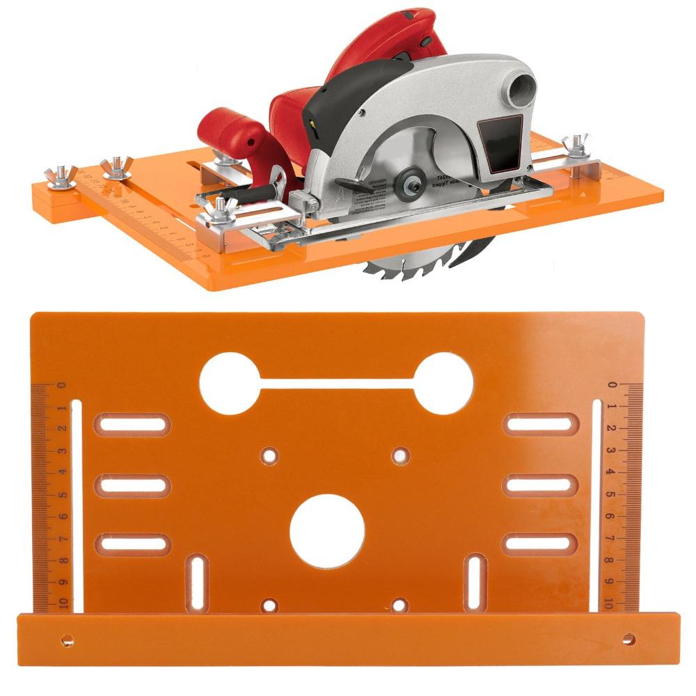 4 Inch Circular Saw Base Plate Circular Saw Guide Bottom Plate Various Cutting Application Tools
