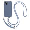 Phone Cover for iPhone 13 6.1 inch Four Corner Thickened Anti-drop TPU Phone Case with Hanging Rope