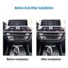 Samolepky obložení CD panelu klimatizace z uhlíkových vláken pro BMW X3 X4 G01 G02 G08 2018-2022 Úprava interiéru vozu